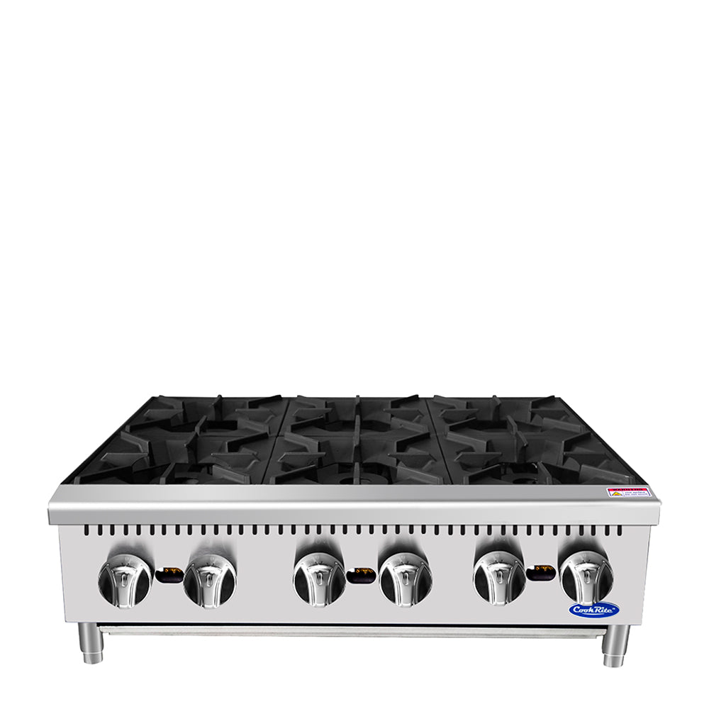 ACHP-6 — 36″ Six (6) Burner Hot Plate