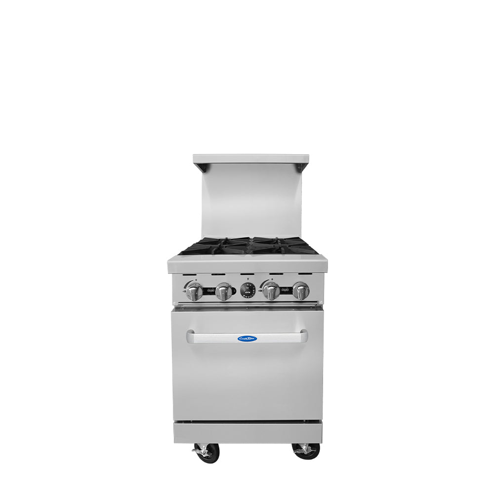 AGR-4B — 24″ Gas Range with Four (4) Open Burners